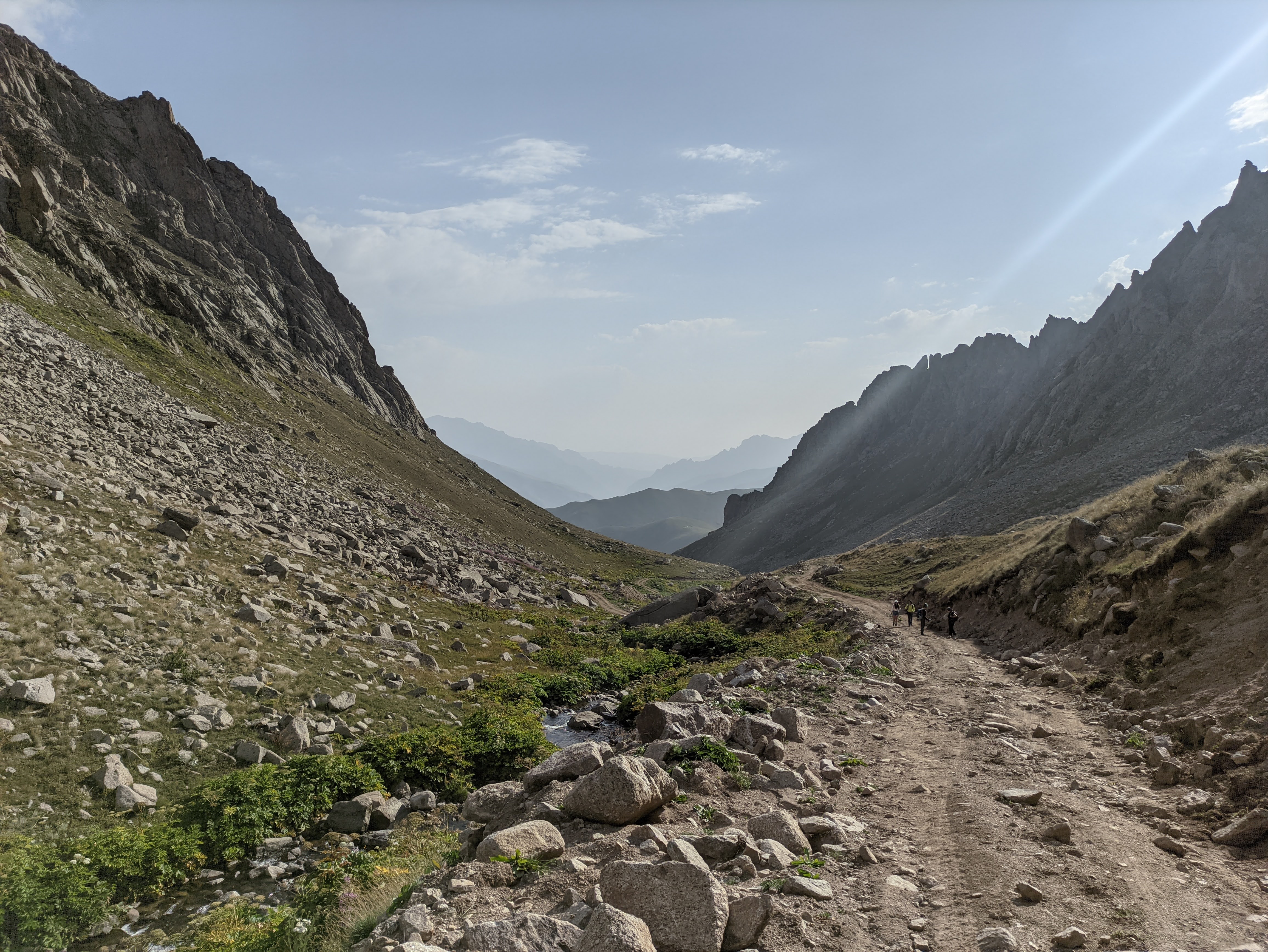 Mountain valley trail