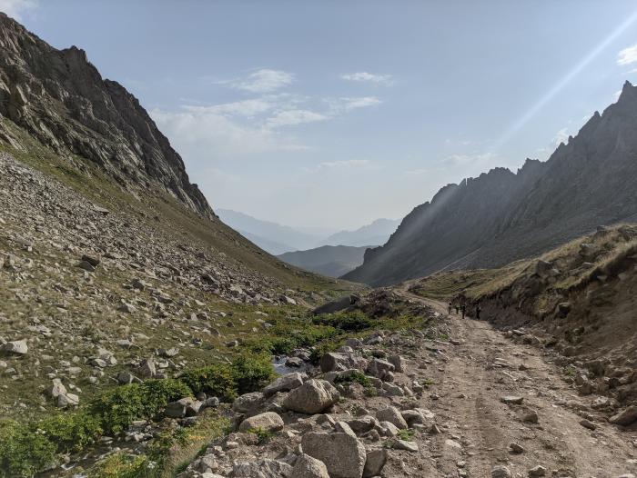 Mountain valley trail